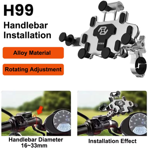 Does Not Apply Upgraded Alloy Phone Holder Motorcycle Bicycle Shock-Absorbing Navigation Bracke Does Not Apply Upgraded Alloy Phone Holder Motorcycle Bicycle Shock-Absorbing Navigation Bracke