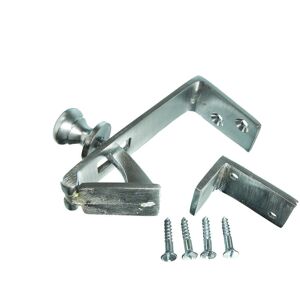 Onestopdiy New 5 X Satin Chrome Counterflap Back Latch Catches With Keeper + Screws - Onest Onestopdiy New 5 X Satin Chrome Counterflap Back Latch Catches With Keeper + Screws - Onest