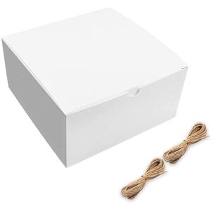 Sodial White Gift Boxes 12 Pack 8x8x4 Inch, Gift Box With Lids For Wedding4087 Sodial White Gift Boxes 12 Pack 8x8x4 Inch, Gift Box With Lids For Wedding4087