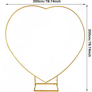Does Not Apply 1pcs Heart Metal Arch Frame Large Balloon Stand Flower Arch Frame Wedding Birthd Does Not Apply 1pcs Heart Metal Arch Frame Large Balloon Stand Flower Arch Frame Wedding Birthd