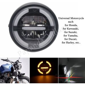 Papandacycle Universal Front Led Headlight Headlamp For Harley Honda Kawasaki Suzuki Chopper Papandacycle Universal Front Led Headlight Headlamp For Harley Honda Kawasaki Suzuki Chopper