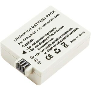 Canon EOS Battery - 1000mAh Li-ion White - Camera Accessory Canon EOS Battery - 1000mAh Li-ion White - Camera Accessory