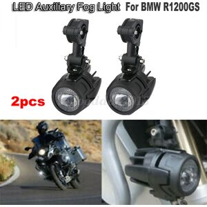 2x Spot Led Auxiliary Fog Light Safety Driving Lamp For Bmw R1200gs F650fs Adv 2x Spot Led Auxiliary Fog Light Safety Driving Lamp For Bmw R1200gs F650fs Adv