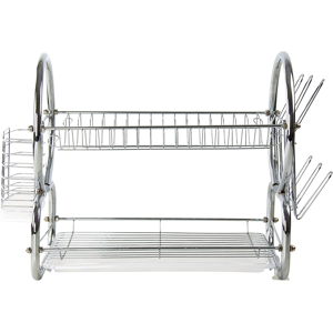 Does Not Apply 2tier Stainless Steel Dish Drainer Kitchen Drying Rack With A Cutlery Holder Dis Does Not Apply 2tier Stainless Steel Dish Drainer Kitchen Drying Rack With A Cutlery Holder Dis