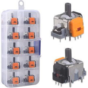 Sodial 2x(10pcs 3d Hall Joystick Adjustable No Drifting Thumbsticks Game Joystick7406 Sodial 2x(10pcs 3d Hall Joystick Adjustable No Drifting Thumbsticks Game Joystick7406