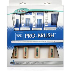 Axus Decor Pro Paint Brushes (Blue) Set Of 4 - (1.5", 2x2", 3")- Paint Brush Set Axus Decor Pro Paint Brushes (Blue) Set Of 4 - (1.5", 2x2", 3")- Paint Brush Set