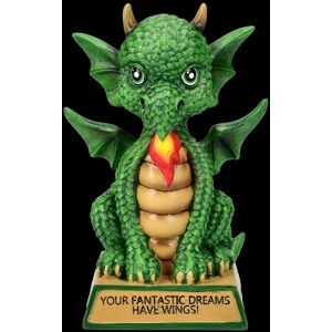 Dragon Figure Green - Your Fantastic Dreams Have Wings - Decoration Fantasy Dragon Figure Green - Your Fantastic Dreams Have Wings - Decoration Fantasy
