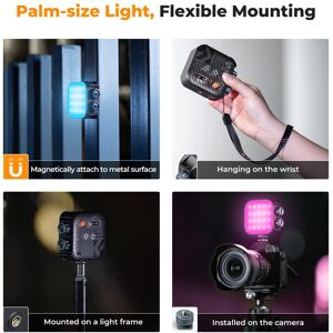 K&f Concept Rgb Video Light Magnetic Led Fill Light Video Conference Tu K&f Concept Rgb Video Light Magnetic Led Fill Light Video Conference Tu