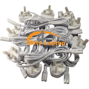 Figure 8 Cable / Power Cord Bulk Lot 10 New 1.8m C7 Figure 8 Fig8 Uk 2pin Laptop Lcd Mains Power Cable White Figure 8 Cable / Power Cord Bulk Lot 10 New 1.8m C7 Figure 8 Fig8 Uk 2pin Laptop Lcd Mains Power Cable White