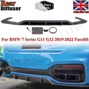Magickit For Bmw 7 Series G11 G12 M Performance Carbon Look Rear Diffuser Lip 2019-22 Lci Magickit For Bmw 7 Series G11 G12 M Performance Carbon Look Rear Diffuser Lip 2019-22 Lci