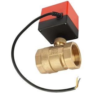Dc 24v 2 Way 3 Wire Brass Motorized Ball Valve Electrical Valve Dn40 G1-1/2in´ Dc 24v 2 Way 3 Wire Brass Motorized Ball Valve Electrical Valve Dn40 G1-1/2in´