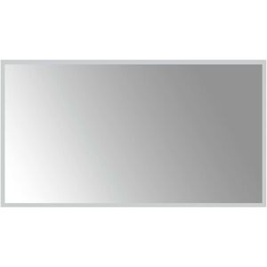 Led Bathroom Mirror 90x50 Cm Washroom Wall-Mounted Light Up Vidaxl Led Bathroom Mirror 90x50 Cm Washroom Wall-Mounted Light Up Vidaxl