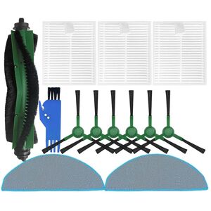 Sodial 3x(Main Side Brushes Mop Cloth Hepa Filters For Combo Essential4740 Sodial 3x(Main Side Brushes Mop Cloth Hepa Filters For Combo Essential4740