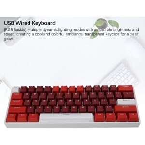 61 Key Mechanical Keyboard 60 Percent Blue Switch Rgb Backlit Hot Swappable Sg 61 Key Mechanical Keyboard 60 Percent Blue Switch Rgb Backlit Hot Swappable Sg