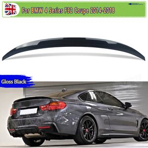 For Bmw 4 Series Coupe F32 M Performance Style Rear Boot Spoiler Lip Gloss Black For Bmw 4 Series Coupe F32 M Performance Style Rear Boot Spoiler Lip Gloss Black
