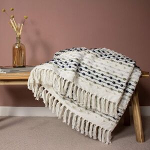 Furn. Furn Dhadit Stripe Throw - Grey Furn. Furn Dhadit Stripe Throw - Grey