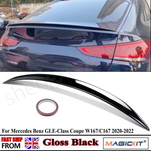 Magickit For Mercedes Gle C167 Coupe Rear Boot Spoiler Gle53 Amg Style Gloss Black 2019+ Magickit For Mercedes Gle C167 Coupe Rear Boot Spoiler Gle53 Amg Style Gloss Black 2019+