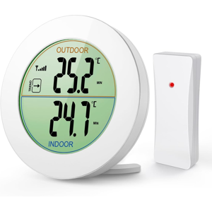 Does Not Apply Indoor Outdoor Thermometer Wireless Digital Lcd Temperature Sensor Home °c/°f Does Not Apply Indoor Outdoor Thermometer Wireless Digital Lcd Temperature Sensor Home °c/°f