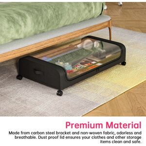 1 Pack Under Bed Storage Container With Lids And Wheels Home Dorm Clothes S Tu 1 Pack Under Bed Storage Container With Lids And Wheels Home Dorm Clothes S Tu