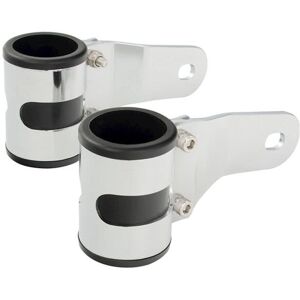 Bike It Chrome Stealth Headlight Bracket 44-46mm - Pair Bike It Chrome Stealth Headlight Bracket 44-46mm - Pair