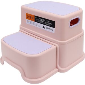 Pink 3 Pcs Children'S Footstool Stable Skidproof Bottom Smoother Edges Nurs Ou Pink 3 Pcs Children'S Footstool Stable Skidproof Bottom Smoother Edges Nurs Ou