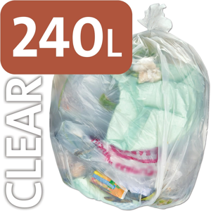 Does Not Apply 25 X 240l Polythene Clear Heavy-Duty Wheeled Bin Liner/wheelie Refuse Bag/ensa C Does Not Apply 25 X 240l Polythene Clear Heavy-Duty Wheeled Bin Liner/wheelie Refuse Bag/ensa C