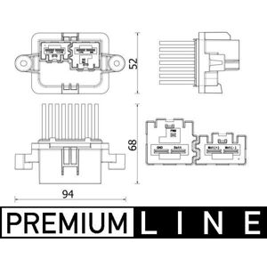 Mahle Abr 109 000p Regulator Interior Blower Mahle Abr 109 000p Regulator Interior Blower