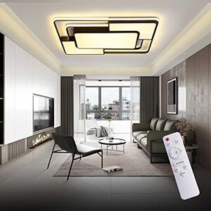 Kiwivic Modern Ceiling Light, Black, 90 X 60 Cm, Led, Dimmable, 3000k-6000k, Kiwivic Modern Ceiling Light, Black, 90 X 60 Cm, Led, Dimmable, 3000k-6000k,