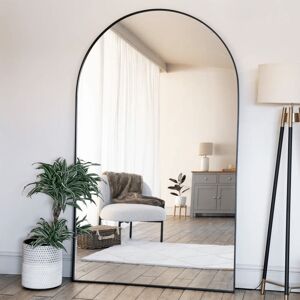 Jōbū Home Akiko- Full Length Black Metal Arched Mirror - 200cm X 120cm Jōbū Home Akiko- Full Length Black Metal Arched Mirror - 200cm X 120cm