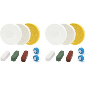 Sodial 2 Set 6inch Buffing Polishing Wheels,For Bench Grinder,With Buffing6428 Sodial 2 Set 6inch Buffing Polishing Wheels,For Bench Grinder,With Buffing6428