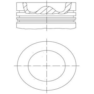 MAHLE Piston 037 PI 00106 000 - Piston MAHLE Piston 037 PI 00106 000 - Piston
