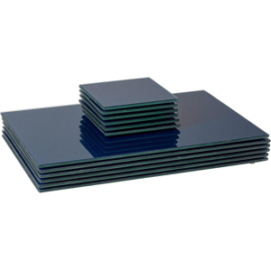 Does Not Apply Glass Placemats & Coasters Set - 12pc - Blue - 30x20cm - Dining Table Protection Does Not Apply Glass Placemats & Coasters Set - 12pc - Blue - 30x20cm - Dining Table Protection