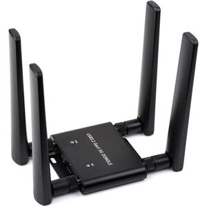 Waveshare Usb 3.2 Gen1 5g Dongle Expansion Board With 4 Antennas Aluminum Alloy 2266 Waveshare Usb 3.2 Gen1 5g Dongle Expansion Board With 4 Antennas Aluminum Alloy 2266