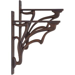 Aubaho 2x Shelf Brackets Shelf Holders Holder Iron Antique Style 30cm Aubaho 2x Shelf Brackets Shelf Holders Holder Iron Antique Style 30cm