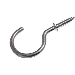 Onestopdiy New 2,400 X Shouldered Screw In Cup Hanger Hooks 32mm 1 1/4 Inch Cp Chromed - On Onestopdiy New 2,400 X Shouldered Screw In Cup Hanger Hooks 32mm 1 1/4 Inch Cp Chromed - On