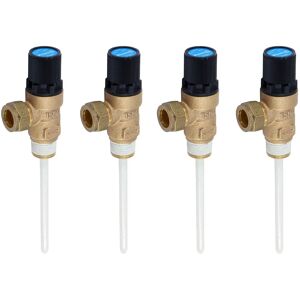 4 X Reliance - 10 Bar Tpr15 Pressure And Temperature Relief Valve 90-95°c (Four 4 X Reliance - 10 Bar Tpr15 Pressure And Temperature Relief Valve 90-95°c (Four