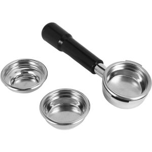 Sodial 3x(58mm Bottomless Stainless Steel Professional Espresso Coffee Portafilter9811 Sodial 3x(58mm Bottomless Stainless Steel Professional Espresso Coffee Portafilter9811