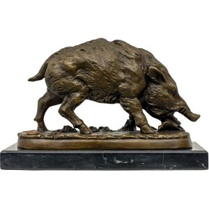 Aubaho A Bronze Sculpture Of A Wild Boar 22cm Aubaho A Bronze Sculpture Of A Wild Boar 22cm