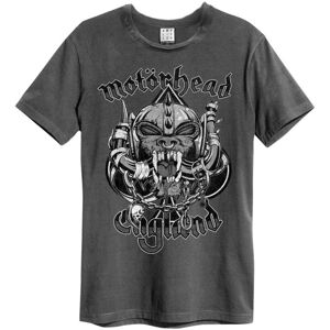 Amplified Unisex Adult Snaggletooth Crest Motorhead T-Shirtxs Charcoal Gd135 Amplified Unisex Adult Snaggletooth Crest Motorhead T-Shirtxs Charcoal Gd135