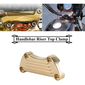 Papandacycle Brass Handlebar Riser Top Clamp For Harley Dyna Softail Flstf Fxsb Sportster Papandacycle Brass Handlebar Riser Top Clamp For Harley Dyna Softail Flstf Fxsb Sportster