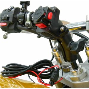 Buybits Extended Hardwire Powered Motorcycle 15-17mm Stem Mount Fits Tigra Mountcase Buybits Extended Hardwire Powered Motorcycle 15-17mm Stem Mount Fits Tigra Mountcase