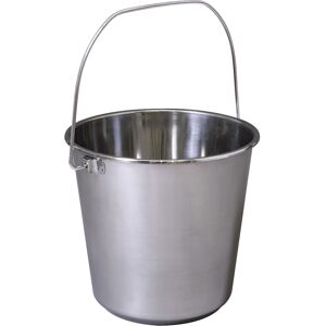 Thatcable Heavy Duty 12 Litre Stainless Steel Mop Bucket - Carry Handle - Large Water Pail Thatcable Heavy Duty 12 Litre Stainless Steel Mop Bucket - Carry Handle - Large Water Pail