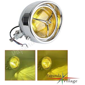 Papandacycle 7\" Chrome Trim Cover Fog Light Headlight For Harley Road King Electra Glide Flhx Papandacycle 7\" Chrome Trim Cover Fog Light Headlight For Harley Road King Electra Glide Flhx