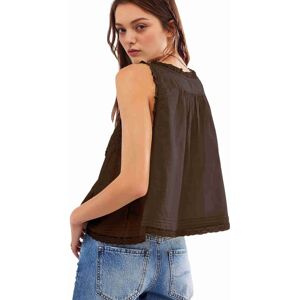 Sodial 2x(Women Summer Boho Tie Front Tops Lace Beach Button Down Tank Sleeveless1146 Sodial 2x(Women Summer Boho Tie Front Tops Lace Beach Button Down Tank Sleeveless1146