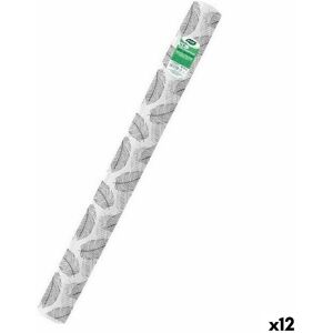 Algon Disposable Tablecloth - Leaf Design - 1x10m - 12 Units Algon Disposable Tablecloth - Leaf Design - 1x10m - 12 Units