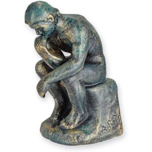Aubaho Iron Sculpture The Thinker After Rodin Antique Green Replica Retro Design Decora Aubaho Iron Sculpture The Thinker After Rodin Antique Green Replica Retro Design Decora