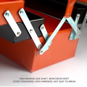 2 Layer 3 Tray Cantilever Tool Storage Box 530mm Thickened Folding Storage Case 2 Layer 3 Tray Cantilever Tool Storage Box 530mm Thickened Folding Storage Case