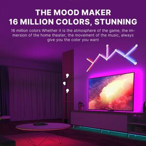 Smart Led Strip Lights 16 Million Rgb Effects Rhythm Mode App And Voice Assistan Smart Led Strip Lights 16 Million Rgb Effects Rhythm Mode App And Voice Assistan