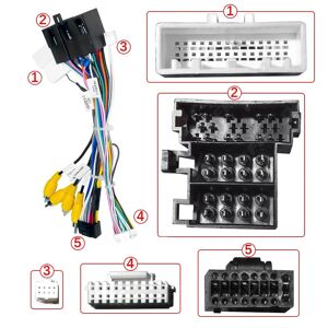 16pin Android Radio Power Cable Adapter + Canbus For Changan Eado Cs15/cs35 2019 16pin Android Radio Power Cable Adapter + Canbus For Changan Eado Cs15/cs35 2019