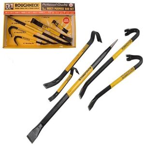Roughneck Gorilla Wrecking Bar 5pc Pry Utility Bar Crowbar Set Kit Rou64965 Roughneck Gorilla Wrecking Bar 5pc Pry Utility Bar Crowbar Set Kit Rou64965